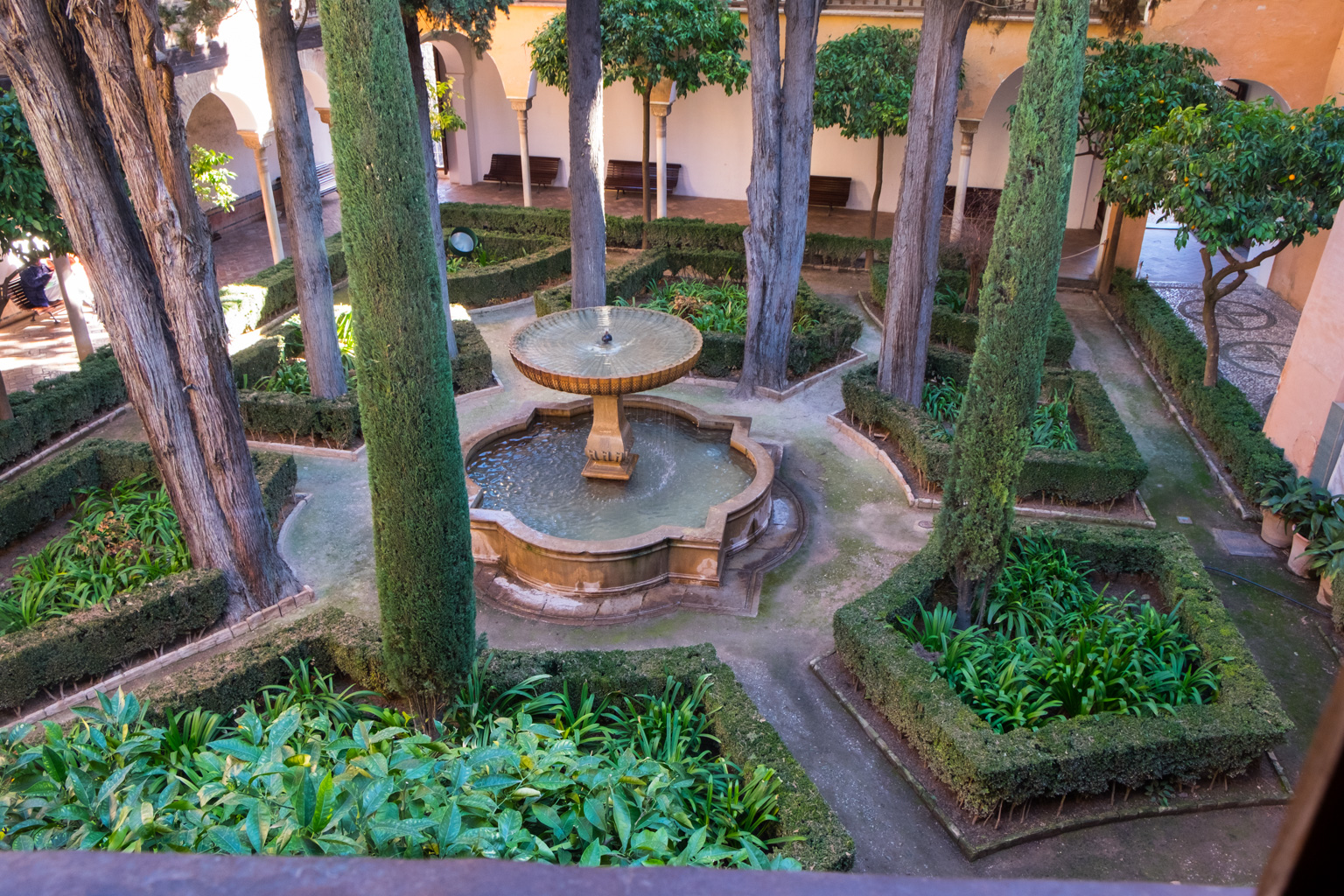 Alhambra-trädgård